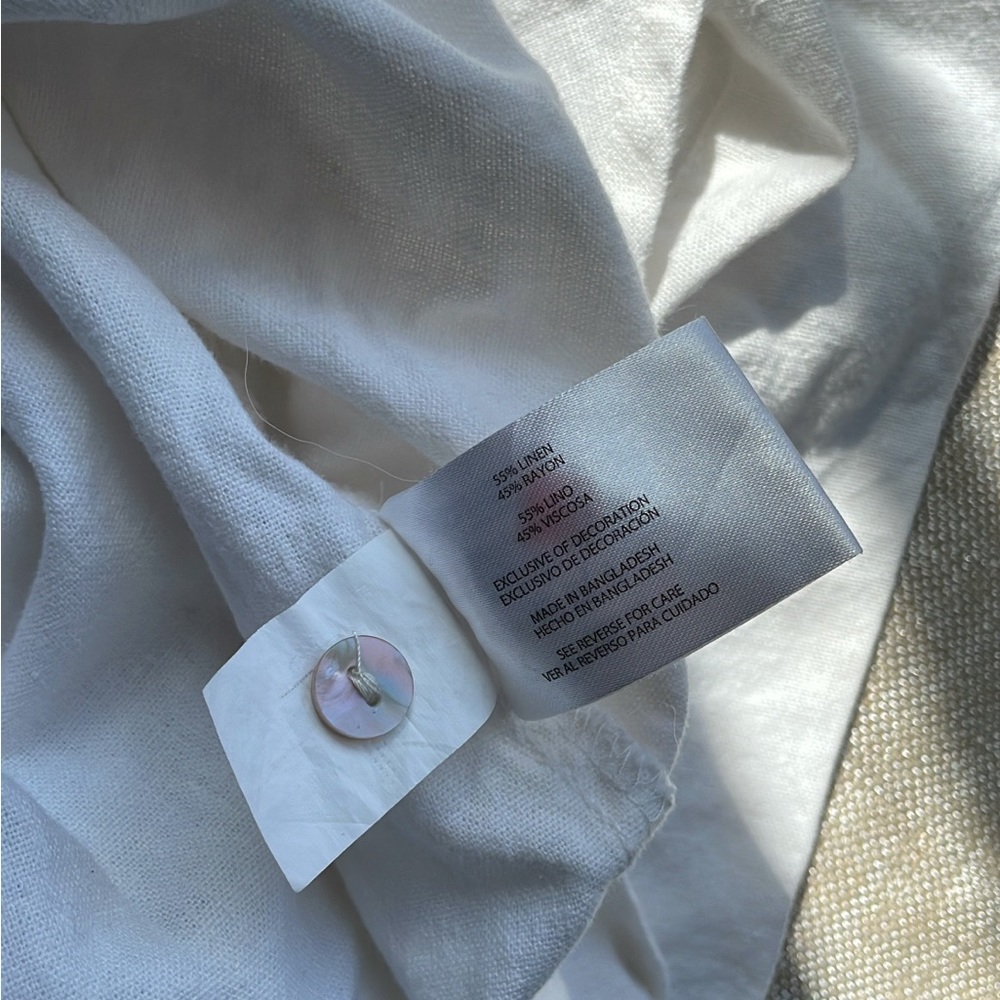 Orvis Linen Button Down - image 6